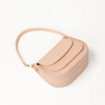 HastyBag Chic Beige Saddle Shoulder Bag - Image 4