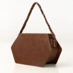 HastyBag Hexagon Braided Brown Bag - Image 3
