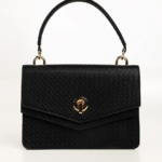 HastyBag Textured Black Crossbody Bag - Image 3