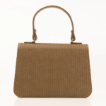HastyBag Textured Brown Top Handle Bag - Image 4