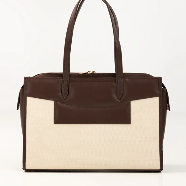 HastyBag Two Tone Brown Work Tote