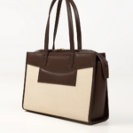 HastyBag Two Tone Brown Work Tote - Image 3