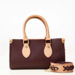 HastyBag Two Tone Maroon Handbag